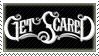 stamp with Get Scared logo