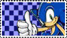 stamp with Sonic characters