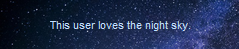 this user loves the night sky userbox